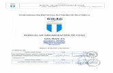 M A N U A L MANUAL DE ORGANIZACIÓN DE CDAGcdag.com.gt/wp-content/uploads/2016/08/Manual-de... · Dentro de los órganos de la Confederación Deportiva Autónoma de Guatemala, se
