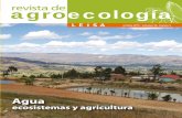revista de agroecología - leisa-al.org · hídricos, usos del agua y la gestión del agua en el sector rural con especial énfasis en los países de África, Asia, América Latina