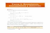 Tema 3: Ecuaciones, inecuaciones y sistemaseues.ugr.es/wiris/images/stories/file/mates4b/tema3/tema3.pdf · [RESOLUCIÓN DE EJERCICIOS GUIADOS] TEMA 3. Ecuaciones, inecuaciones ...