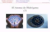 El Atomo de Hidrógeno (3) - riubu.ubu.esriubu.ubu.es/bitstream/10259.3/84/9/1.3.4 (3) - El átomo de... · Representación Mapas de densidad electrónica - Curvas de Nivel 2 p z