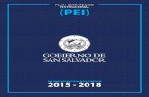 PLAN ESTRATEGICO (PEI) - Gobierno de San Salvador · a seguir, donde, a través de un proceso de ... (PEI) cuenta con ... resolver el enunciado de la Visión se muestran en el siguiente