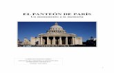 EL PANTEÓN DE PARÍS - mupart.uv.esmupart.uv.es/ajax/file/oid/1898/fid/3900/panteon_de_paris.pdf · elementos importantes del edificio como su cúpula. En el tercer apartado, ...
