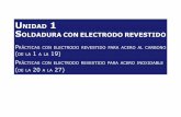 Unidad 1 SoldadUra con electrodo - edicionesdelau.com€¦ · Unidad 1 SoldadUra con electrodo reveStido Prácticas con electrodo revestido Para acero al carbono (de la 1 a la 19)