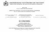 ECONOMÍA - archivos.uan.edu.mxarchivos.uan.edu.mx/uaprepa1/Programas de Estudio/Quinto Semestre... · conocimiento y aplicación de las nociones básicas de la ciencia Economía.