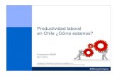 Productividad laboral en Chile ¿Cómo estamos? - …irade.cl/wp-content/uploads/2013/12/Rodrigo_Alcoholado.pdf · diseño y construcción ... Planificación y organización de ...
