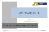 MATEMÁTICAS III ASIGNATURA - edu.jalisco.gob.mxedu.jalisco.gob.mx/.../files/matematicas_iii_0.pdf · 3 DGEMS/DA/10-2012 ÍNDICE CONTENIDO ... Bloque I Taller de competencias iniciales