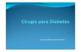 Juan Javier Manzanares Sacristán - COMSEGOVIA.COM diabetes.pdf · Derivación biliodigestiva 98% Derivación gastroyeyunal 83´7% Gastroplastia 71% Banda 47%. RESULTADOS CIRUGIA