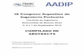 IX Congreso Argentino de Ingeniería Portuaria - … · Construcción de defensa de costas, puente y cabecera de escollera en el relleno al norte del sexto espigón - Puerto de Bs.