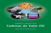 GABINETE PRODUCTIVO Cadenas de Valor (II) · CADENAS DE VALOR (II) 11 de cada cadena productiva se hicieron consultas a expertos en las áreas examinadas. De gran importancia fue