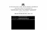 COLEGIO DE BACHILLERES - Repositorio CB · compendio fascicular . matemÁticas ii . fascÍculo 1. funciÓn lineal y ecuaciÓn de primer grado con dos incognitas . fascÍculo 2. funciones