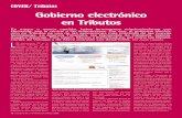 COVER/ Tributos Gobierno electrónico en Tributos · Tributos del Gobierno de Aragón puso en marcha un aplicativo ... suponen la integración de los diversos tipos de tributos que