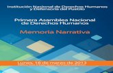 INSTITUCIÓN NACIONAL DE DERECHOS … · Ana Juanche, Gabriela García Galindo El Consejo Directivo de la Institución Nacional de Derechos Humanos y Defensoría del Pueblo agradece