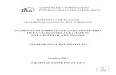 AGENCIA DE COOPERACIÓN INTERNACIONAL DEL …open_jicareport.jica.go.jp/pdf/1000012338_01.pdf · Cr6+ Cromo hexavalente ... IDB Banco Interamericano de Desarrollo ... psi lb/in2 SM