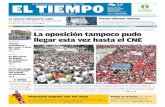 PREGUNTA DE LA SEMANA: La oposición tampoco …media.eltiempo.com.ve/EL_TIEMPO_VE_web/66/diario/docs/... · w w w .e l t i e m p ... a concurso de mascotas el ... polÍtica // dirigente