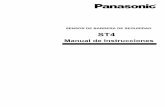 Manual de Instrucciones ST4 de Panasonic · Las versiones originales de este manual de instrucciones son las versiones impresas en inglés y japonés. Las versiones en inglés, francés,