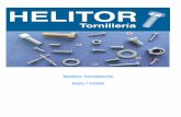 Helitor Tornillería Inox / Latón · DIN 7 Pasador Cilindrico A-2 ... DIN HX10036/37 Tornillo de seguridad rosca chapa hex + teton A-2 3,5 4,2 4,8 5,5 6,3 L 9,5 13 16 19 25 32 38
