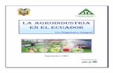 LA AGROINDUSTRIA EN EL ECUADOR - argus.iica.ac.crargus.iica.ac.cr/Esp/organizacion/LTGC/agroindustria/Documentos... · las cadenas agroproductivas. Este marco teórico fue tomado