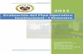 Evaluación del Plan Operativo Institucional - …munisjl.gob.pe/transparencia/evaluacion-poi-2011-primer-semestre.pdf · Conclusiones 137 . Evaluación del Plan ... • Ley Nº 27658