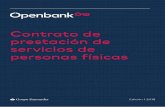 Contrato de - openbank.es de Página/Contrato... · ... lo establecido en la Ley 16/2011, de 24 de Junio, de Contratos de Crédito al Consumo, la Ley Domicilio social: Av. Cantabria