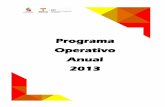 Programa Operativo Anual 2013 - tabasco.gob.mx · poblaciÓn ante los desastres naturales y socio organizativos que pudieran incidir ... mejorar la cobertura policial en el estado