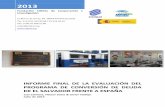 C/ Blasco de Garay, 94. 28003 Madrid (España) Tel.: … · las condiciones y límites de la evaluación y la reseña del equipo de trabajo Preguntas y criterios de evaluación, exponiendo