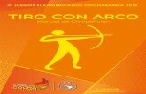manual de Tiro con Arco - cochabamba2018.bo€¦ · 04 xi juegos suramericanos cochabamba 2018 tiro con arco manual de competición codesur comitÉ organizador de los xi juegos suramericanos
