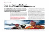 La originalidad de los países andinos - BVSDE … · aPreNdamos de las soCIedades aNdINas ... cosmovisión integradora y armonizadora en-tre el movimiento de los astros, los fenómenos