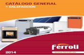 02. Biomasa - climacalefaccion.com · Ferroli presenta en este Catálogo su completa gama de Sistemas de Calefacción y Energía Solar tanto para el sector industrial como el doméstico.