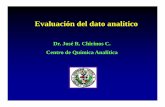 Dr. José R. Chirinos C. Centro de Química Analítica analitica/archivos... · cobre en solución. Para ello toma seis muestras de 10 mL de una solución patrón (60,0 ppm Cu) y