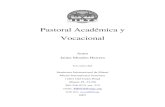 Pastoral Acadmica y Vocacional - mintsespanol.commintsespanol.com/cursos/BAM1417-PastoralAcademicayVocacional.pdf · Comprender la importancia del trabajo pastoral en la dimensión