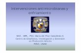 Intervenciones antimicrobianas y enfriamiento - …usapeec.org.mx/publicaciones/presentaciones/pdf/intervenciones... · Intervenciones antimicrobianas • El término intervención