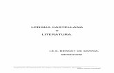 LENGUA CASTELLANA Y LITERATURA.€¦ · Programación del Departamento de Lengua y Literatura Castellana. 2011/ 2012 Espino Jiménez Fernández 2 ÍNDICE 1.