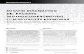 Desafío diagnóstico del paciente inmunocomprometido …webcir.org/revistavirtual/articulos/2015/septiembre/argentina/re... · patrones pulmonares que dependiendo del tipo de inmu-