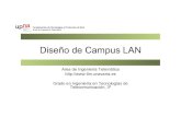 Diseño de Campus LAN - tlm.unavarra.esdaniel/docencia/ftpr/ftpr12_13/slides/... · – Cableado – … P . Fund. c to. de Red ca ... • Típicamente cableado UTP en estrella al