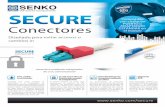 SECURE - senko.com Products esp.pdf · Opciones de Llaves de Bloqueo 4 Configuraciones de Llave en 4 colores Rojo, Amarillo, Negro y Blanco Opciones de Bota/Cable También disponibles