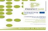 CONFERENCIA DE PRENSA - prospectsaso.com · trabajo social (educador especial, ... Para una profesionalización apropiada en el campo sanitario y social, el proyecto ProspecTsaso
