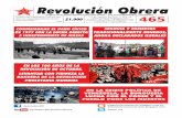 Revolución Obrera · blo venezolano para derramar lágrimas de cocodrilo que jamás podrán ... plen 40 años del Paro Cívico Nacio-nal de 1977, un paro que de ... que el pueblo