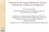 Trayectorias de mujeres. Educación técnico- … · Directivas/os de instituciones educativas de ETP . ... para mujeres madres, ... competencias de títulos con especificidades regionales