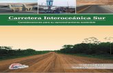 Carretera Interoceánica Sur - LABOR Carretera Interoceanica Sur.pdf · y ambientales del análisis de factibilidad de la Interoceánica Sur, la contrasta con el punto de vista 12