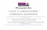 LOS CARDONES 03BS2012M0005 - piedepagina.mx · de una mina de tajo abierto en la Delegación de San Antonio, Municipio de La Paz, B.C.S., dentro ... Por su naturaleza, los proyectos
