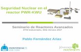 Seminario de Reactores Avanzados · Introducción: El origen del reactor PWR-KWU En el año 1969 la compañía alemana Kraftwerk Union rompe con el diseño original PWR Westinghouse