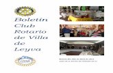 Boletín Club Rotario de Villa de Leyvaclubrotariodevilladeleyva.com/boletines/2o Boletin Club Rotario de... · Medio de Comunicación del Club Rotario de Villa de Leyva, Boyacá,