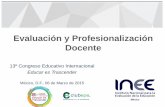 Evaluación y Profesionalización Docente - clubepe.comclubepe.com/.../2015/05/MZF-Evaluacion-y-profesionalizacion-Docente… · "buen" docente. Usted, cómo lo describiría? Utilice