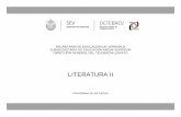 LITERATURA II - sev.gob.mx · retomadas por la Dirección General del Bachillerato para la actualización de ... literaria (autor) y los ... y los elementos que articulan la comunicación