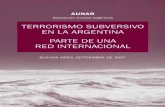 TERRORISMO SUBVERSIVO - Union de Promociones Subversivo en la Argentina... · Montoneros con la Organización de Liberación de Palestina (OLP), o la formación de la men- cionada