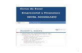 Curso de Excel Empresarial y Financiero NIVEL AVANZADOportal.uc3m.es/portal/page/portal/indem/cursos/Segunda%20Edici%F3… · Curso de Excel Empresarial y ... NIVEL AVANZADO SESION