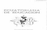 ECUATORIANA DE EDUCACION - …repositorio.flacsoandes.edu.ec/bitstream/10469/11014/2/CCE-REE-V1... · el significado amplio aunque no lo suficiente, de aquélla al ... tán los Conservatorios