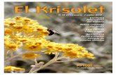 El Krisolet - static2.paudedamasc.comstatic2.paudedamasc.com/articulos/El-Krisolet-Primavera...Krisol.pdf · Us desitgem un bonic estiu de sol brillant i càlida brisa que pugui ...