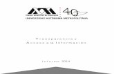 A I n f o r m a c i ó n - uam.mx · el Comité de Información y Resolución presenta el , informe anual que da cuenta de las actividades realizadas en materia de acceso a la información