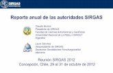 Reporte anual de las autoridades SIRGAS - Home | … · Incorporada a SIRGAS a partir del 1 de julio de 2012 y procesadas por: ... al Banco de Datos Verticales operado por el IBGE.